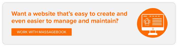 Want a website that’s easy to create and even easier to manage and maintain? Click to work with MassageBook.