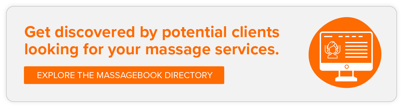 Get discovered by potential clients looking for your massage services. Explore the MassageBook directory.