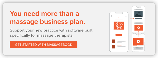 You need more than a massage business plan. Support your new practice with software built specifically for massage therapists. Click to get started with MassageBook.
