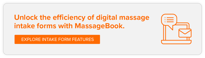 Unlock the efficiency of digital massage intake forms with MassageBook. Explore intake form features.
