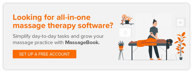 Looking for all-in-one massage therapy software? Set up a free MassageBook account to grow your massage practice.
