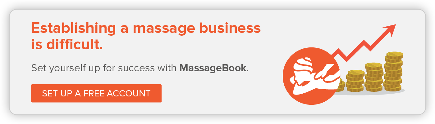 Click to register for a free MassageBook account to set your massage business up for success.