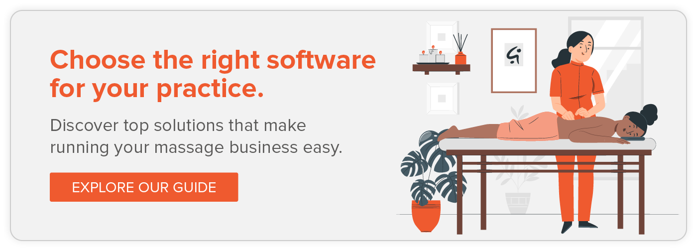 Choose the right software for your practice. Discover the top solutions that will work for your massage business. Click to explore our guide.