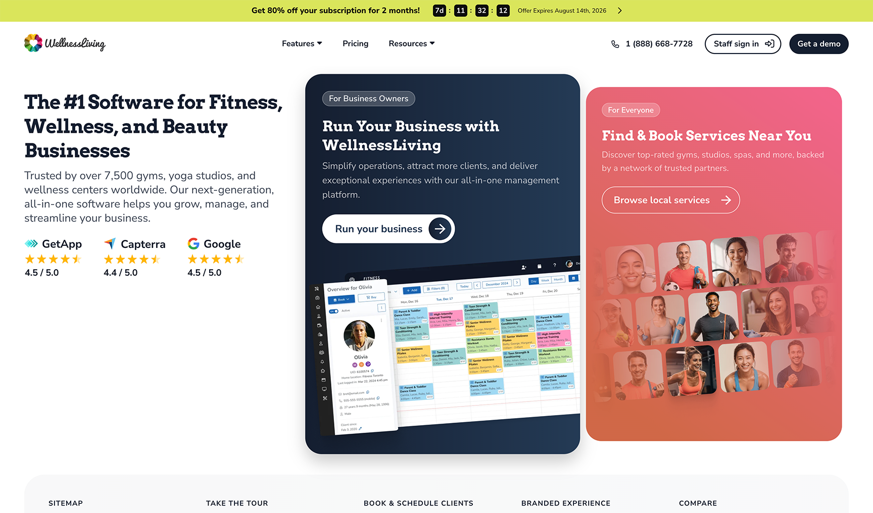 Wellness Living homepage